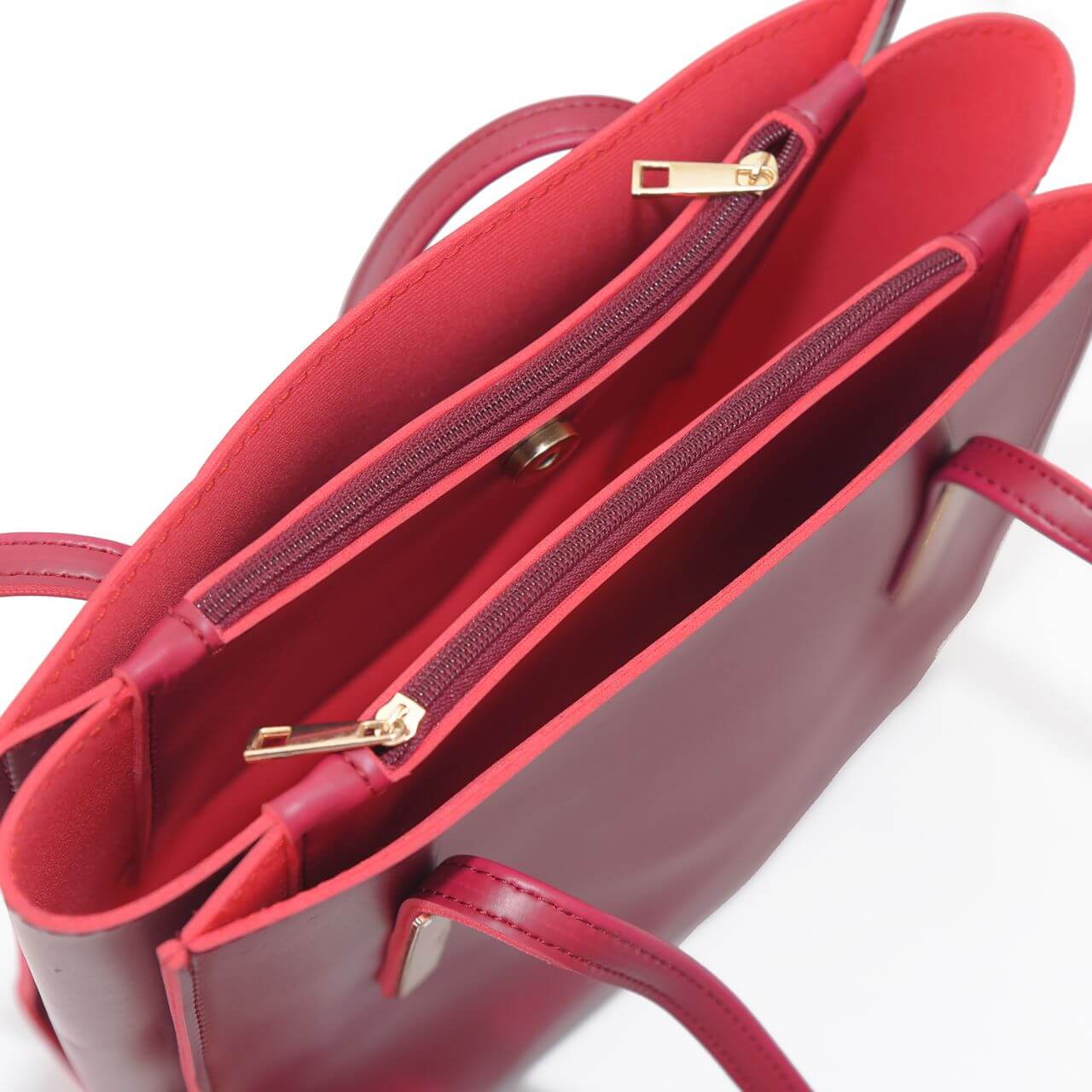 Women Maroon Faux Leather Shoulder Bag
