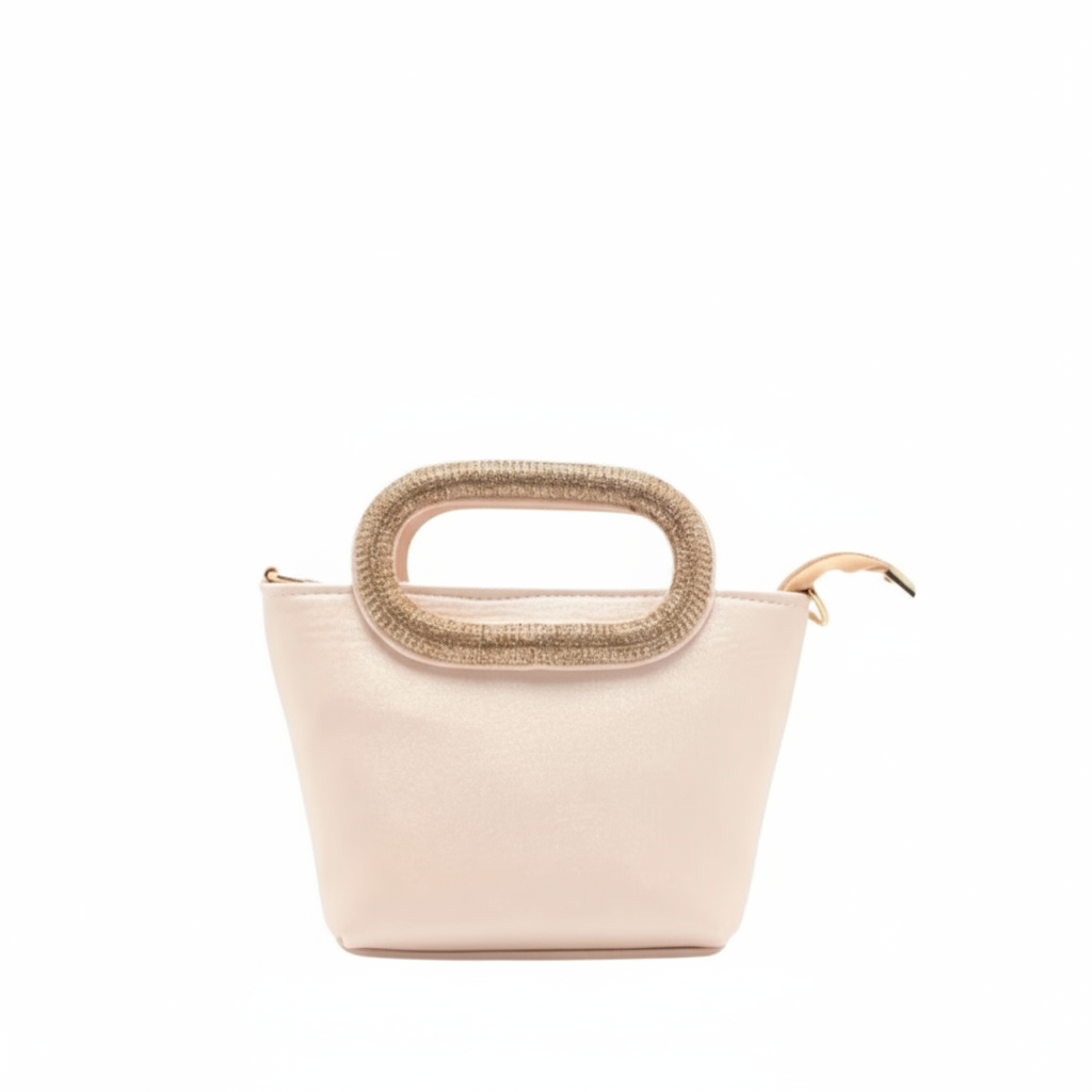 Peach Women Party Bag