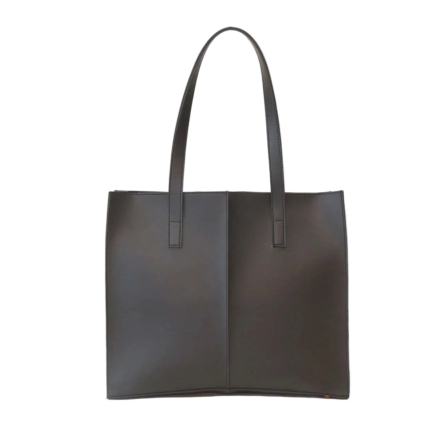 Women Black Faux Leather Shoulder Bag