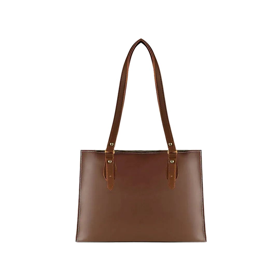 Women Brown Faux Leather Shoulder Bag