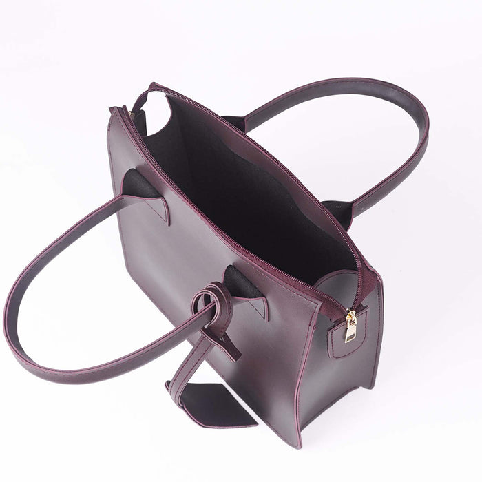 Brown Faux Leather Bag