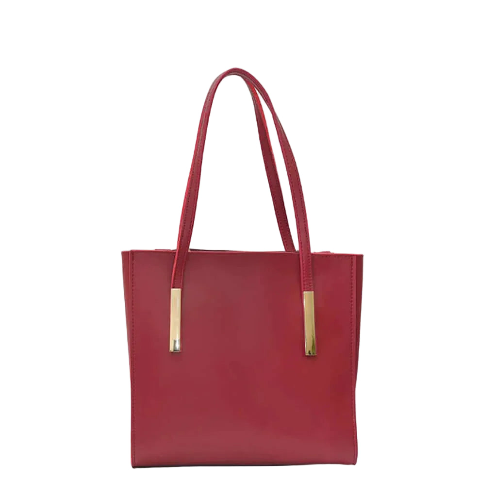 Women Maroon Faux Leather Shoulder Bag